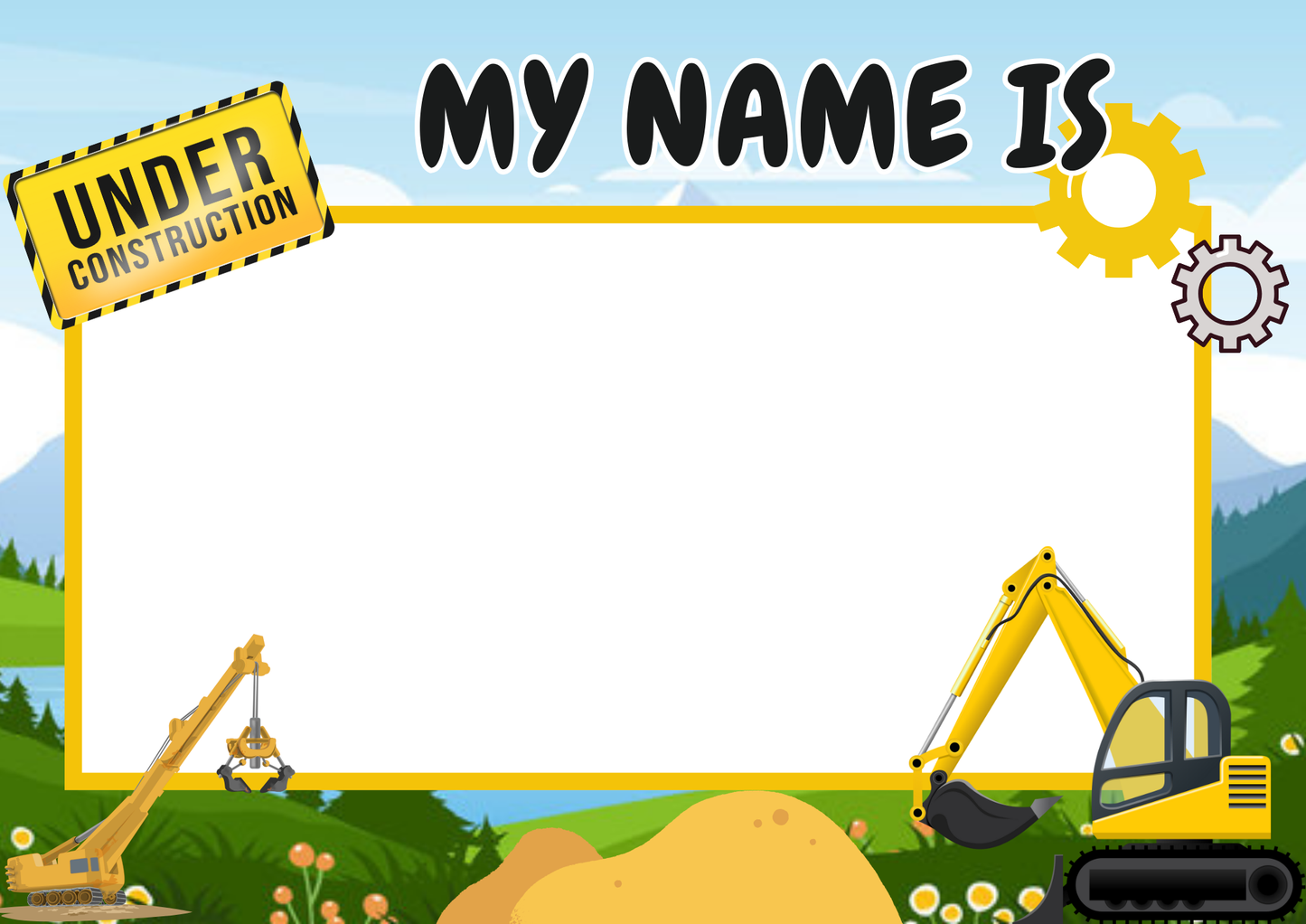 CONSTRUCTION BUSY BOOK - 64 Fun Learning Pages for kids!